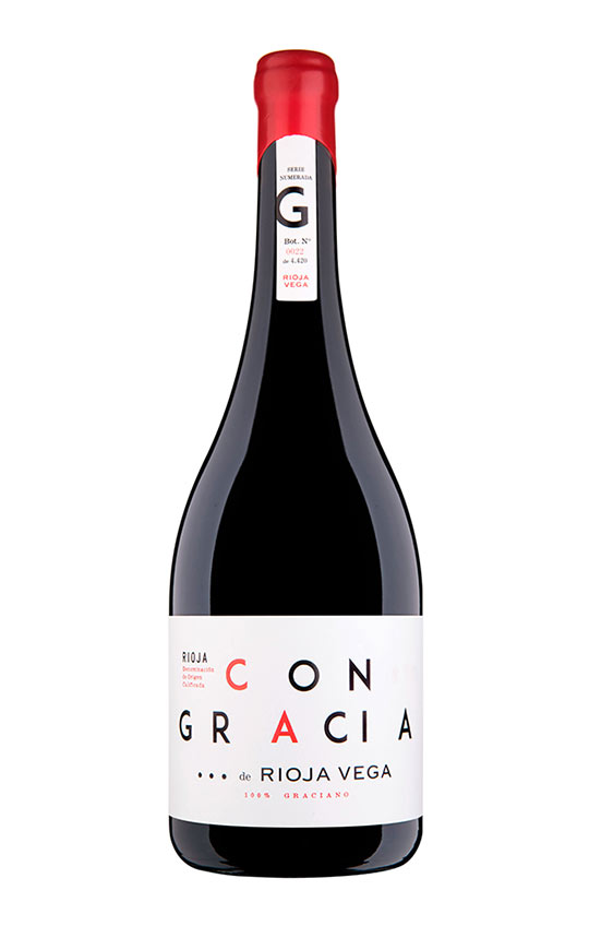 Tecnovino graciano de Rioja Vega Con Gracia botella