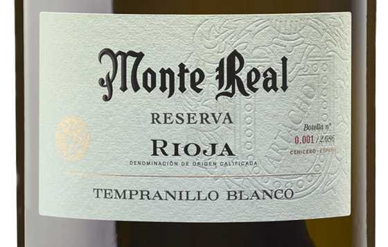 Tecnovino- Monte Real Colección Larrendant Tempranillo Blanco Reserva