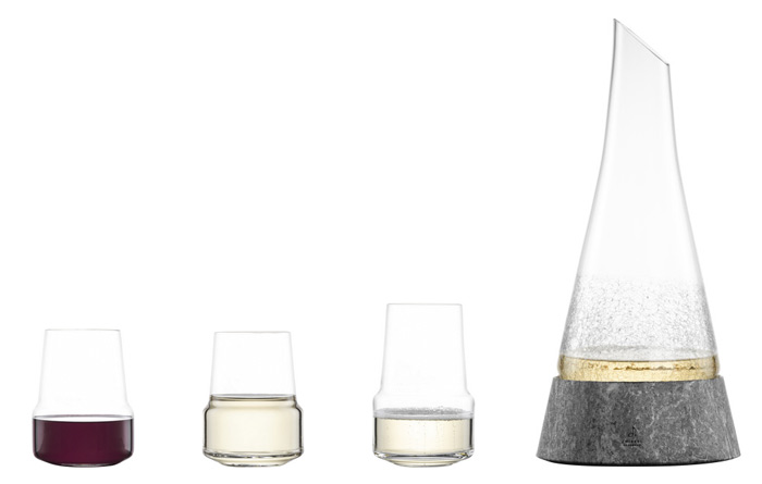 Tecnovino vasos y decantador para vino Zwiesel Glas detalle