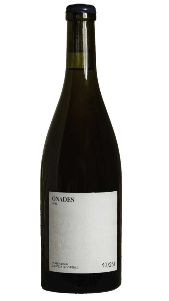 Tecnovino- vino Onades 2023 bodega Oller del Mas, botella