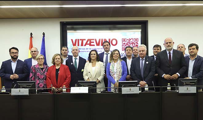 Tecnovino - Vitævino cultura del vino europea presentación en España