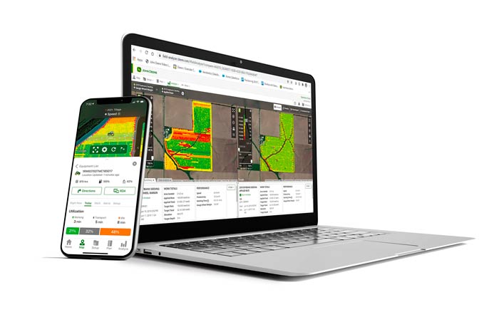 Tecnovino equipo agricultura de precisión John Deere Operations Center