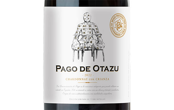 Tecnovino- vino Pago de Otazu Chardonnay 2022 etiqueta