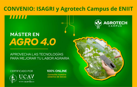 Tecnovino- Isagri y Agrotech Campus de ENIIT master formación sector agroalimentario