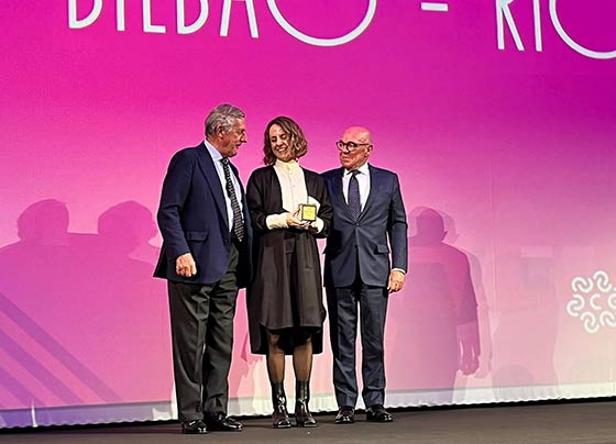 Tecnovino- Best Of Wine Tourism Global Award 2025 Bodegas Bilbainas entrega