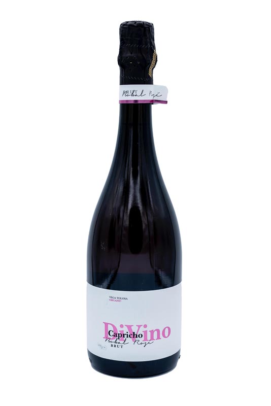 Tecnovino Capricho Divino Bobal Brut Rosado familia Vega Tolosa